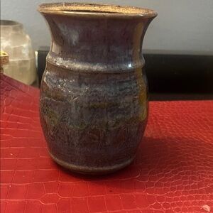 Handcrafted Japanese Vintage 5in Ceramic Vase/water pitcher